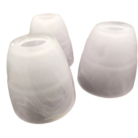 Lamp Bulb Cover, lilac lavender ombre frosted glass  lamp shade replacement ligh - Picture 3 of 12